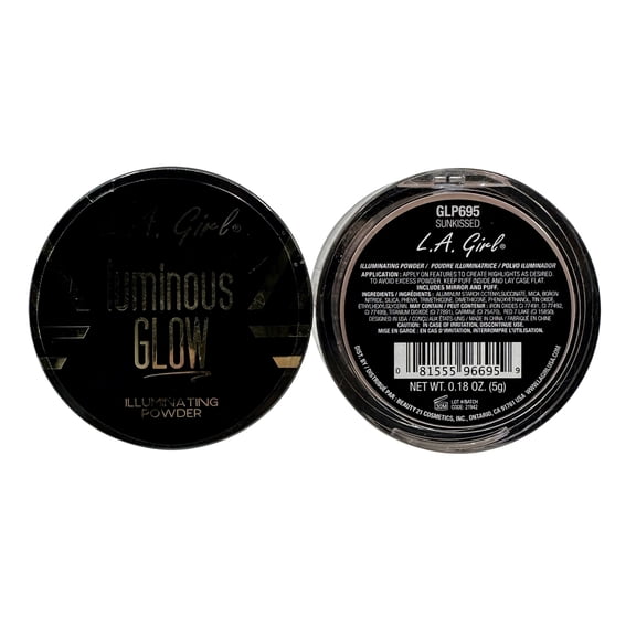 L.A. Girl Luminous Glow Illuminating Powder GLP695 Sunkissed 0.18 oz Set of 2