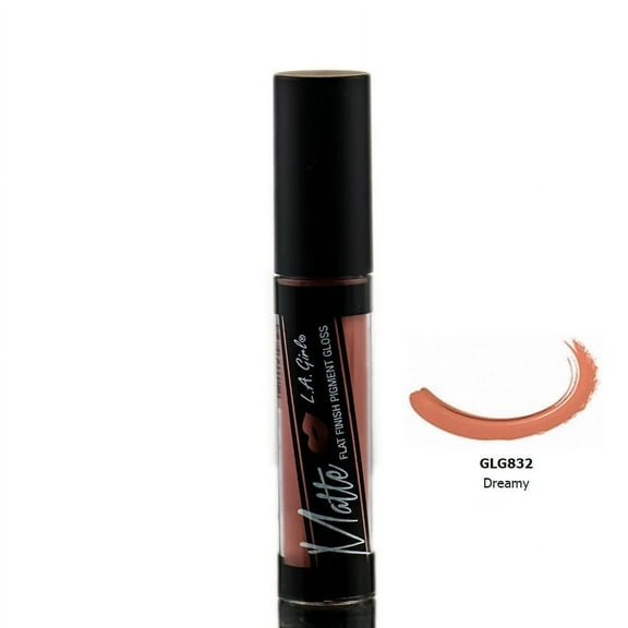 L.A. Girl Matte Flat Finish Pigment Lip Gloss, Dreamy
