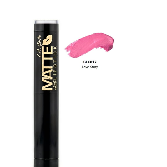 L.A. Girl Matte Flat Velvet Lipstick Stick, Love Story