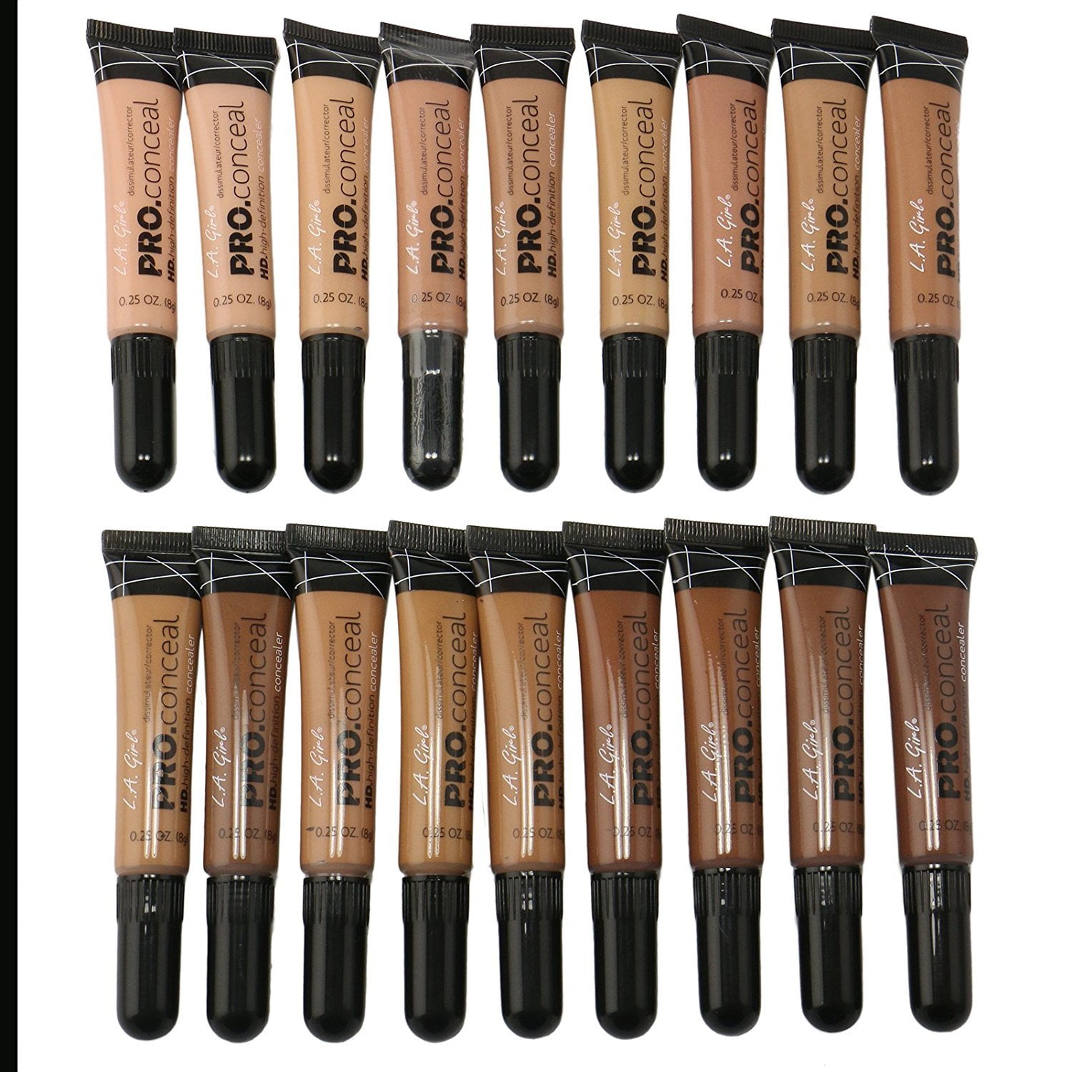 L.A. Girl PC Pro Conceal High Definition Concealer set of color