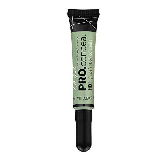 L.A. Girl Pro Conceal HD Concealer, Green Corrector, 0.28 Ounce