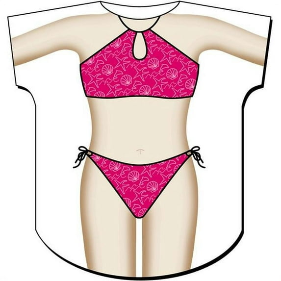 L.A. Imprints 4545 Hot Pink Kids Cover Up