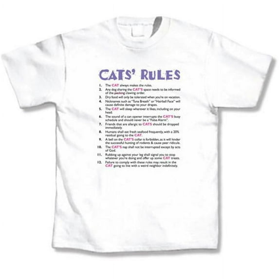 L.A. Imprints 5142XXL Cats Rules - 2XLarge