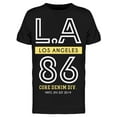 thumbnail image 1 of L.A Lettering Design  T-Shirt Men -Image by Shutterstock, Male XX-Large, 1 of 2