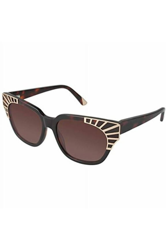 L.A.M.B. Women Sunglasses LA510 Tortoise / Brown Gradient Cat eye 55-16-135