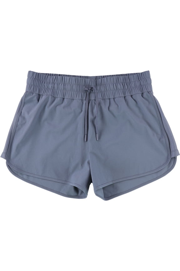 Womens Tegla Athletic Workout Shorts, Blue, Small