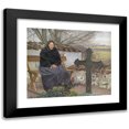 thumbnail image 1 of L.A. Ring 17x15 Black Modern Framed Museum Art Print Titled - Churchyard to Flong (1904), 1 of 5