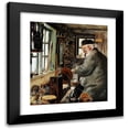 thumbnail image 1 of L.A. Ring 20x21 Black Modern Framed Museum Art Print Titled - A Turning by its Lathe (1890), 1 of 5