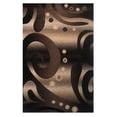 thumbnail image 1 of L.A. Rugs Princess Black/Brown Area Rug, 1 of 1