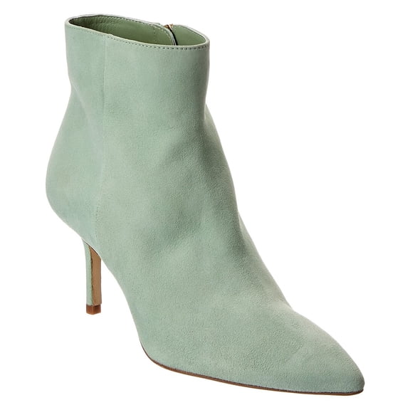 L'AGENCE Aimee Suede Bootie, 40, Green