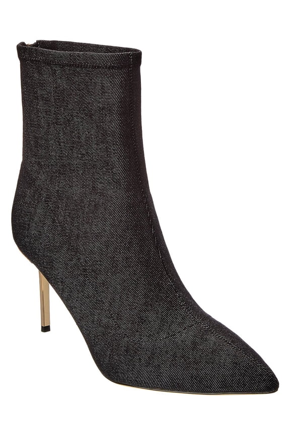 Zoe II Denim Bootie, 40, Black