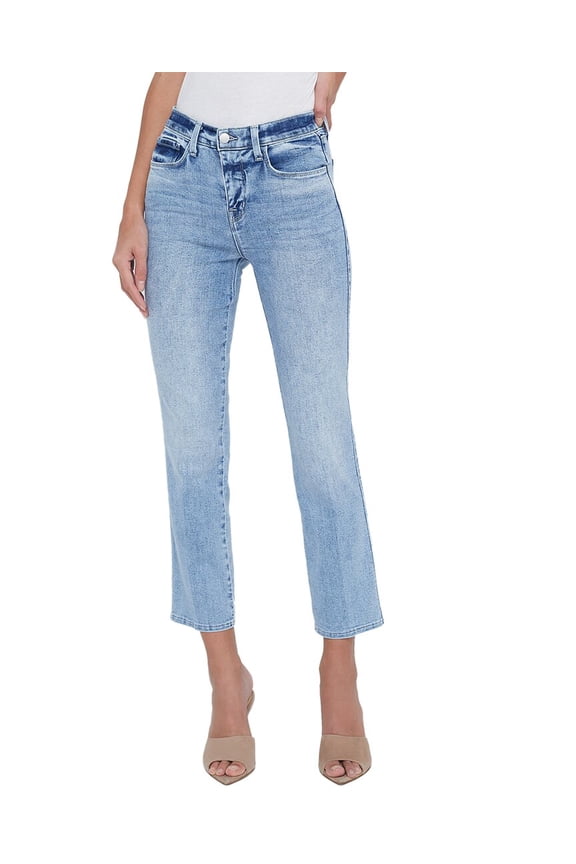 LAGENCE womens  Alexia High Rise Crop Cigarette Jean, 23