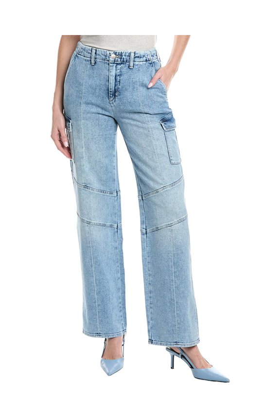 LAGENCE womens  Brooklyn High-Rise Brewer Utility Wide Leg Jean, 24