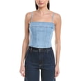 thumbnail image 1 of L’AGENCE womens L'AGENCE Arlin Seamed Midi Tank Top, 4, Blue, 1 of 3