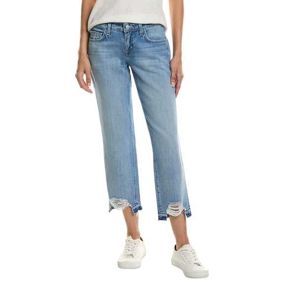 L’AGENCE womens L'AGENCE Blaine Low-Rise Crop Stovepipe Pant, 29, Blue