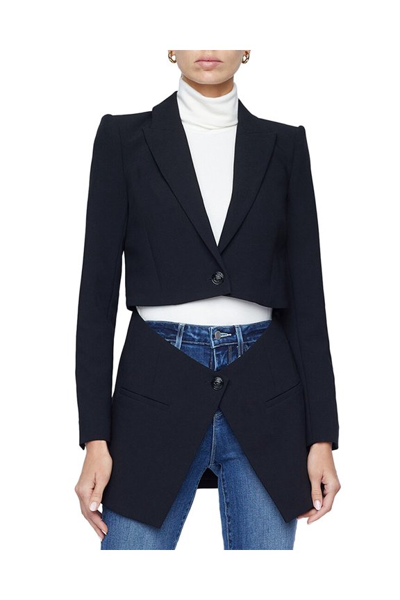 LAGENCE womens L'AGENCE Cora Detachable Bottom Blazer, 2