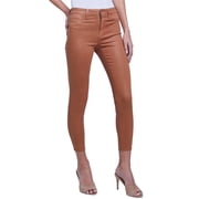 L AGENCE womens LAGENCE Margot Java Coated High-Rise Skinny Jean, 23