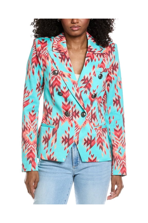 L’AGENCE womens L'AGENCE Marie Double Breasted Blazer, 8