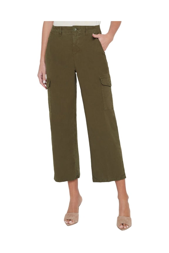 L’AGENCE womens L'AGENCE Zoella High-Rise Trek Trouser, 24, Beige