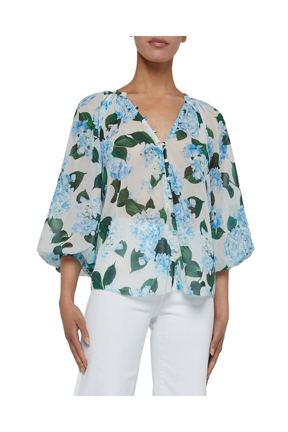 L’AGENCE womens Teagan Dolman Sleeve Blouse, m