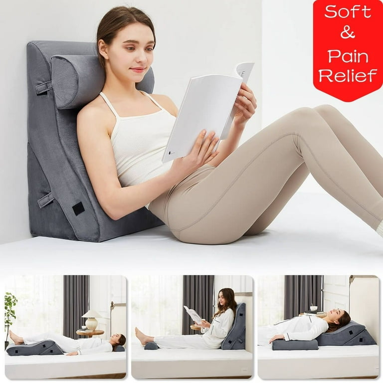 Knee Leg Pillow for Side Sleepers Memory Foam Sleep Cushion Relief Back  Pain US