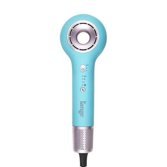 L'ANGE HAIR Axia HaloRing Hair Dryer | Fast-Drying Ionic Blow Dryer for Smooth, Frizz-Free Finish | Professional High-Speed Brushless Motor with 4 Heat Settings (Blue)