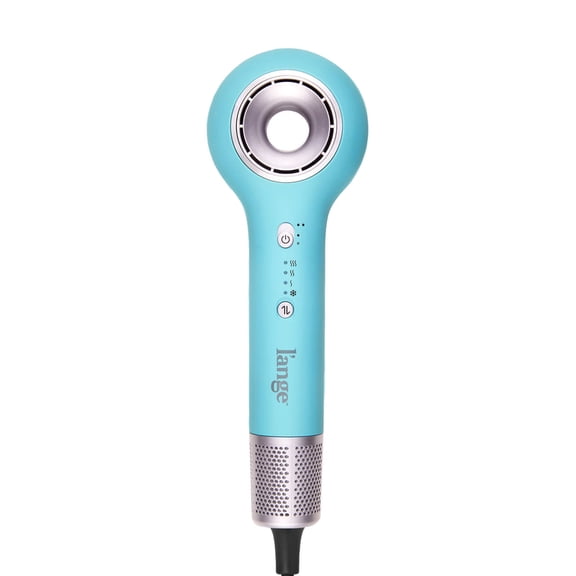 L'ANGE HAIR Axia HaloRing Hair Dryer | Fast-Drying Ionic Blow Dryer for Smooth, Frizz-Free Finish | Professional High-Speed Brushless Motor with 4 Heat Settings (Blue)