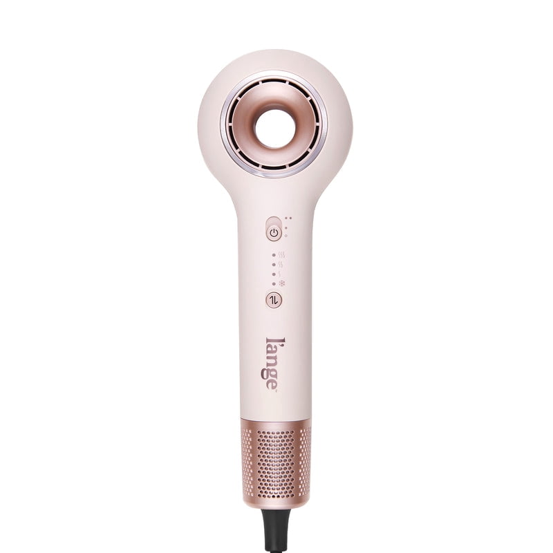 L'ANGE HAIR Axia HaloRing Hair Dryer | Fast-Drying Ionic Blow Dryer for Smooth, Frizz-Free Finish | Professional High-Speed Brushless Motor with 4 Heat Settings (Off-White)