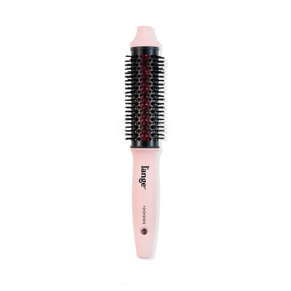 L'ANGE HAIR GlamWave Infrared Thermal Ionic Brush | 38mm Heated Round Thermal Brush for Volume and Curls (Blush)
