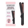 thumbnail image 1 of L'ANGE HAIR Le Duo Flex 360° Airflow Titanium Styler | Curling Iron with Adjustable Settings Creates Waves | Air Flow Styler Enhances Volume Locks | Dual Voltage Tool for All Hair Types (Black), 1 of 11