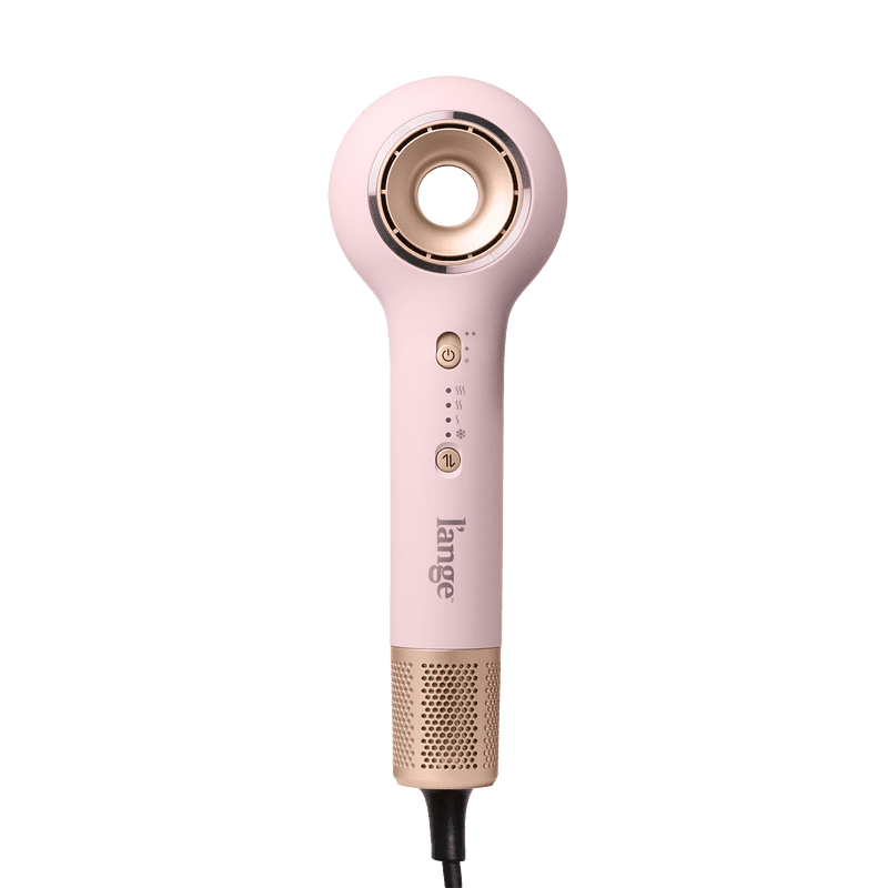 L'ANGE Hair Axia HaloRing Hair Dryer | Fast-Drying Ionic Blow Dryer for Smooth, Frizz-Free Finish | Professional High-Speed Brushless Motor with 4 Heat Settings (Blush)