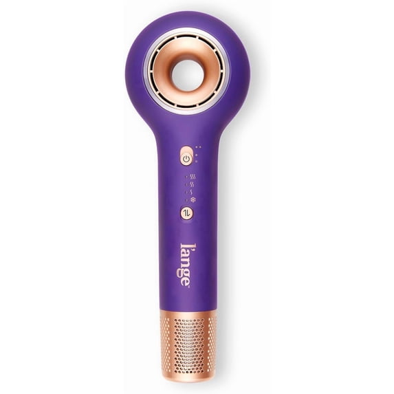 L'ANGE Hair Axia HaloRing Hair Dryer | Fast-Drying Ionic Blow Dryer for Smooth, Frizz-Free Finish | Professional High-Speed Brushless Motor with 4 Heat Settings (Purple)
