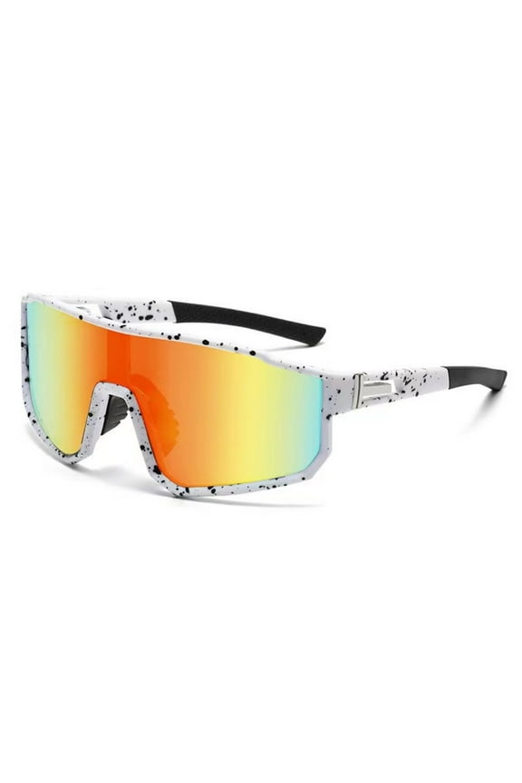 Unisex Baseball Sunglass, Plastic Yellow