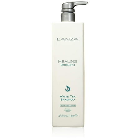 L'ANZA Healing Strength White Tea Shampoo, 33.8 Fl Oz
