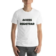L Access Registrar Fun Style Short Sleeve Cotton T-Shirt By Undefined Gifts