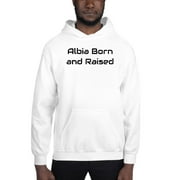 L Albia Born And Raised Hoodie Pullover Sweatshirt By Undefined Gifts