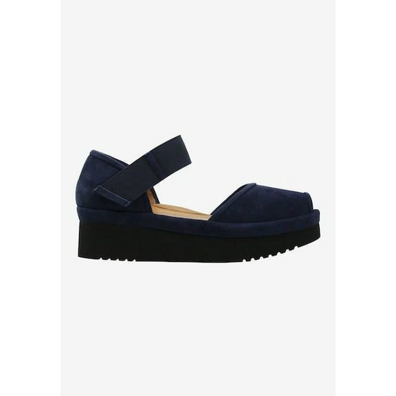 L'Amour des Pieds Amadour Navy/Black Suede 7 M