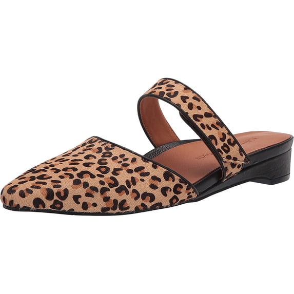 L'Amour des Pieds Women's Flats, Brown/Black Leather, 11