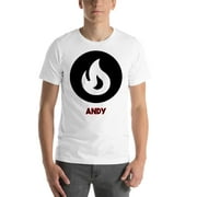 L Andy Fire Style Short Sleeve Cotton T-Shirt By Undefined Gifts