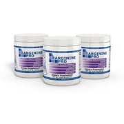L-Arginine Pro Nitric Oxide Booster - 5500mg L-Arginine, 1100mg L-Citrulline Cardio Health, 3- Pack Jars, Grapeberry