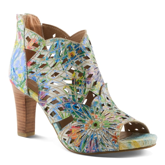 L`Artiste Amora-Fire Women’s Hand-painted Shootie with Soft All-day Comfort