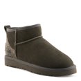 thumbnail image 1 of L'Artiste BRANDAI Shearling-Lined Ankle Boot – Embossed Leather & Suede Slip-On with Whipstitch Detail, 1 of 9