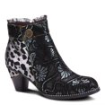 thumbnail image 1 of L`Artiste Dessa Women's Bootie with Eye-catching Metallic & Animal Print Design, 1 of 8