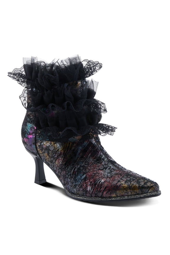 L`Artiste Lacenshine Women's Bootie with Iridescent Cosmic Color & All-night Comfort