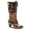 thumbnail image 1 of L`Artiste Malagie-croco Women's Lace-up Boot with Hand-painted Leather Comfort, 1 of 7