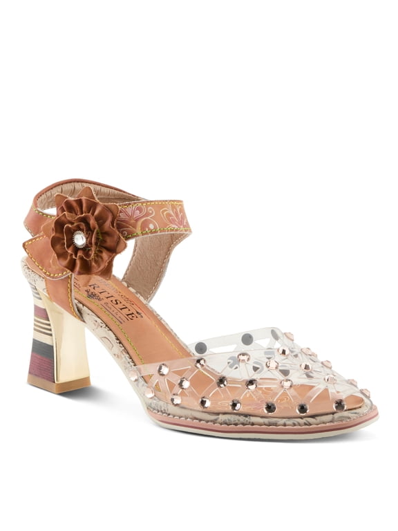 L`Artiste Sassylady Women’s Dress Heel with Lucite Detail & All-day Comfort