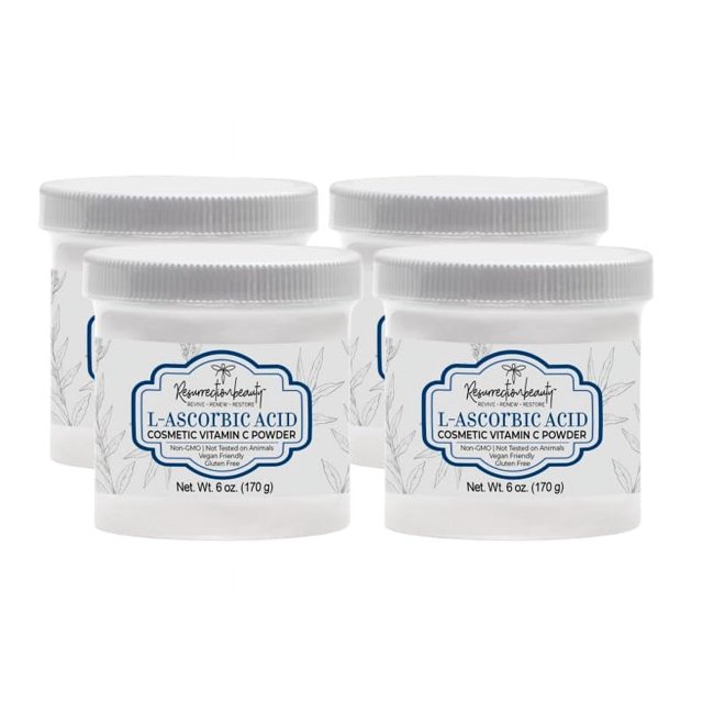 LAscorbic Acid Powder (Cosmetic Vitamin C Powder for Face) to Make