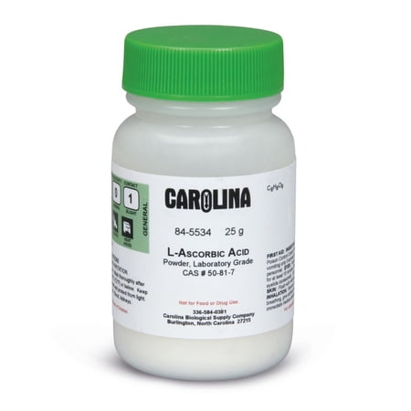L-Ascorbic Acid, Powder, Laboratory Grade, 25 G