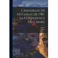 thumbnail image 1 of L'Assemblee de notables de 1787, la conference du 2 mars; (Paperback), 1 of 1