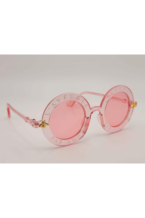 L’Aveugle Par Amour Round Bee Vintage Sunglasses | Trendy Sunglasses